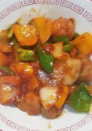 肉巻きボール酢豚-レシピのメイン写真