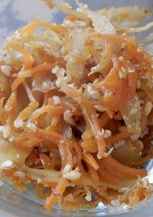 食べやすい小皿 シンプルきんぴらごぼう-レシピのメイン写真