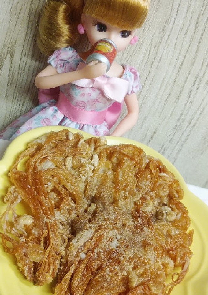 リカちゃん♡揚げえのき(ง •᎑•)ว-レシピのメイン写真