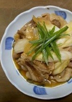 豚肉と長ねぎのすき焼き風-レシピのメイン写真
