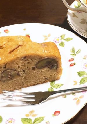 秋の味覚✨絶品　渋皮煮パウンドケーキ-レシピのメイン写真