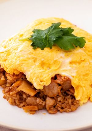 ふんわり卵の狂辛カレーチキンライス-レシピのメイン写真