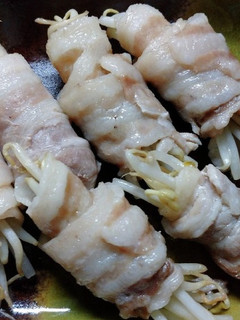 レンジで☆豚肉のもやし巻き☆-レシピのメイン写真