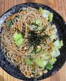 パパのチンゲン菜の全粒粉パスタ