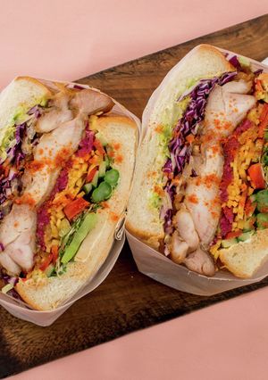 狂辛テリヤキと野菜の厚切りサンド-レシピのメイン写真