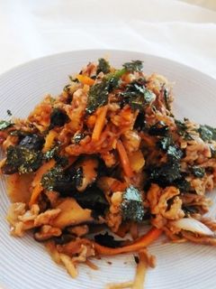 切り干し大根と豚肉と野菜の味噌炒め-レシピのメイン写真