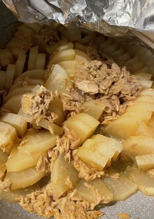 大根とツナの煮物(?)-レシピのメイン写真