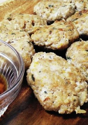 梅シソハンバーグ★わさびぽん酢-レシピのメイン写真