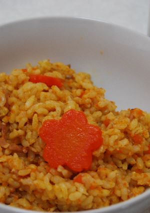 簡単！にんじんいっぱいの発芽玄米ご飯-レシピのメイン写真