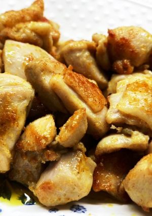 鶏モモカレー粉炒め-レシピのメイン写真