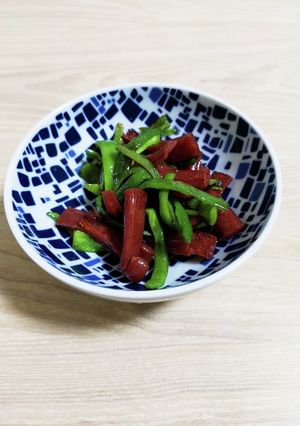 ピーマンとカルパス炒め-レシピのメイン写真