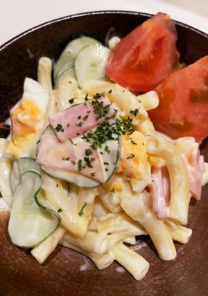 ゆかりのイブクロ マカロニサラダ-レシピのメイン写真