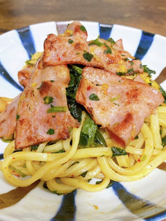 ベーコンで簡単!キムチ焼うどん-レシピのメイン写真