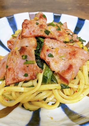 ベーコンで簡単！キムチ焼うどん-レシピのメイン写真