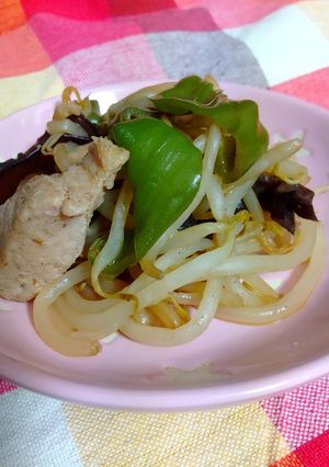 豚肉ともやし、ピーマンのカレー炒め-レシピのメイン写真