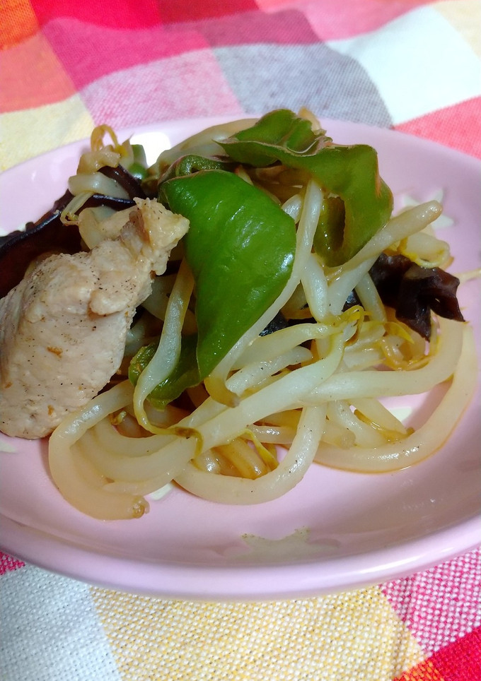 豚肉ともやし、ピーマンのカレー炒め-レシピのメイン写真