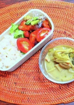 グリーンカレー弁当-レシピのメイン写真