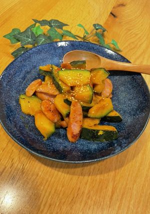 南瓜のバター醤油炒め-レシピのメイン写真