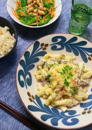 具だくさん★ショートパスタのクリーム煮-レシピのメイン写真