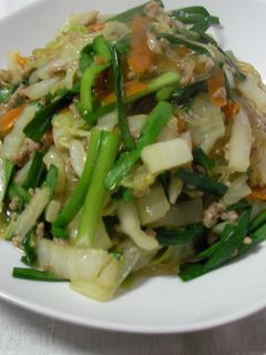 春雨と白菜の炒め物-レシピのメイン写真