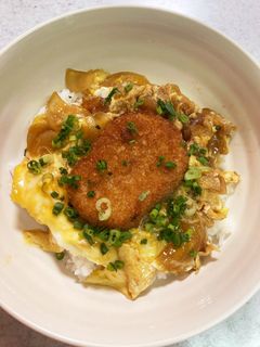 コロッケの卵とじ丼♡-レシピのメイン写真