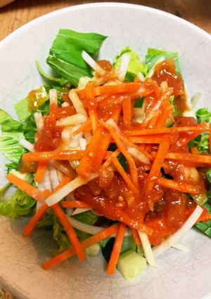 トマト缶でドレッシング-レシピのメイン写真