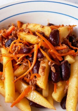 赤インゲン豆の野菜ケチャップ炒め-レシピのメイン写真