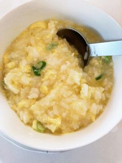 レンジ3分!簡単に卵雑炊 混ぜるだけ-レシピのメイン写真