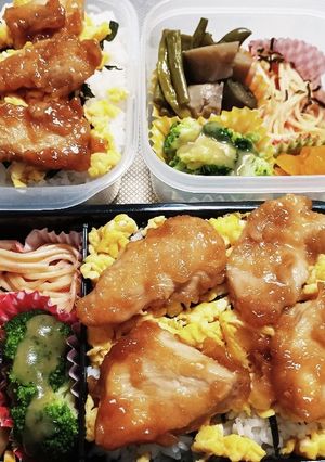 高校生息子＆旦那弁当（9/30）-レシピのメイン写真