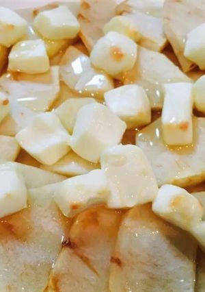 りんごとクリームチーズのピザ-レシピのメイン写真