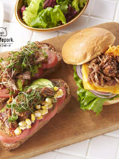 プルドポークのBBQトーストサンド-レシピのメイン写真