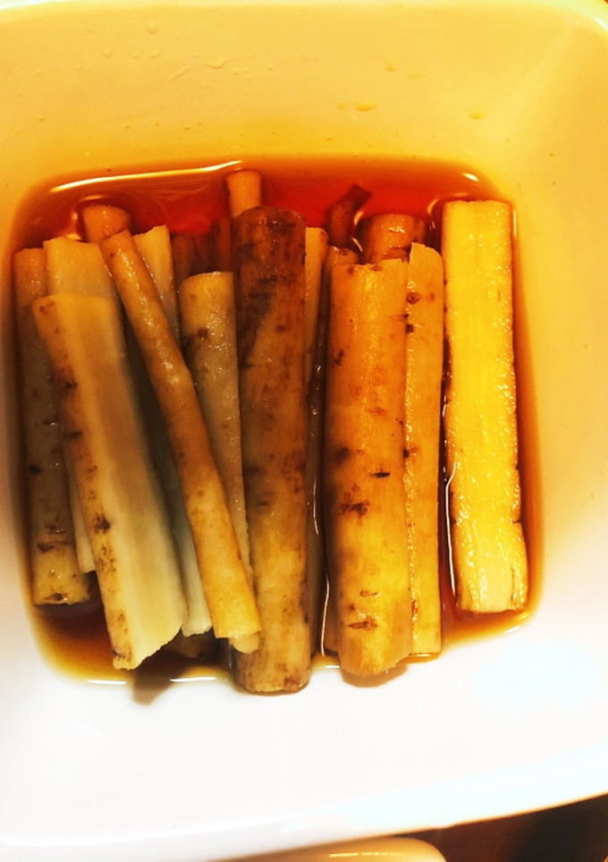 作り置き　ごぼうの麺つゆ漬け-レシピのメイン写真