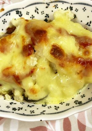 ストックミートでムサカ風チーズ焼き-レシピのメイン写真