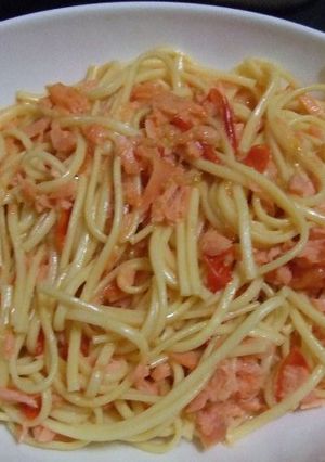 スモークサーモンのクリームパスタ-レシピのメイン写真