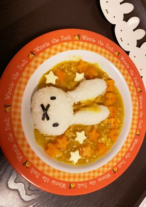 特別な日に。離乳食ミッフィカレー-レシピのメイン写真