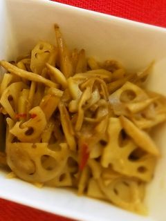 根菜のレンジきんぴら-レシピのメイン写真