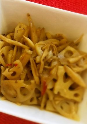 根菜のレンジきんぴら-レシピのメイン写真