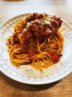鯖缶トマトパスタ-レシピのメイン写真