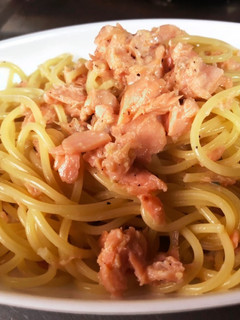 鮭のクリームパスタ風-レシピのメイン写真
