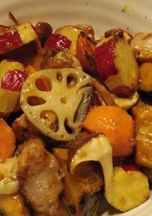 秋野菜の和風酢豚-レシピのメイン写真
