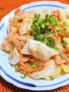 豚肉とキャベツの塩ダレ炒め-レシピのメイン写真