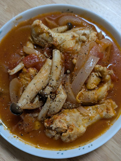 チキンの手羽元のトマト煮込み-レシピのメイン写真