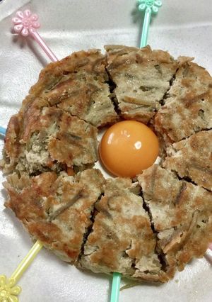 混ぜて焼くだけの時短簡単きんぴらつくね-レシピのメイン写真