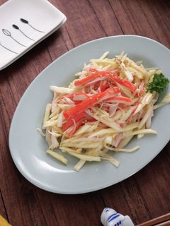 マコモダケとカニカマの中華サラダ-レシピのメイン写真