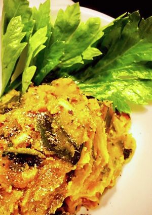 レンジでクリームチーズ入りカボチャサラダ-レシピのメイン写真