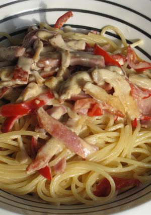 簡単で本格的な味☆醤油クリームパスタ-レシピのメイン写真