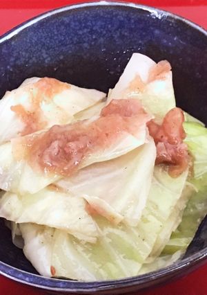 副菜♡弁当♡簡単♡キャベツの梅サラダ-レシピのメイン写真