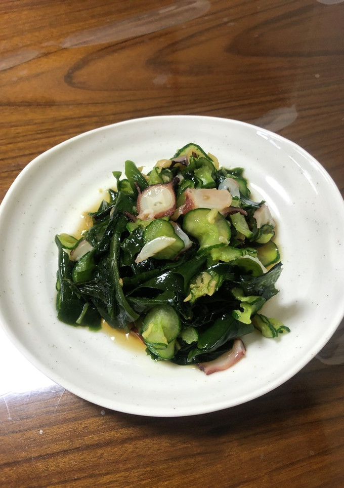 タコときゅうりとワカメの酢の物-レシピのメイン写真
