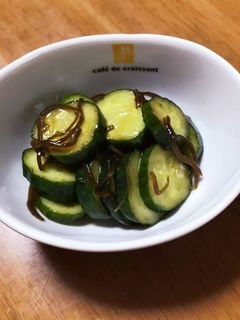 胡瓜と塩昆布の漬物-レシピのメイン写真
