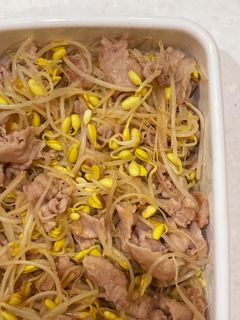 モヤシと豚バラ肉の炒め物-レシピのメイン写真